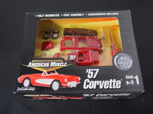 57 Corvette ERTL Collectibles American Muscle 1/64 Die Cast Model Kit Car - Picture 1 of 3