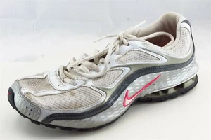 Nike Reax Run 5 Women Sz 9 M White Lace Up Running Synthetic Shoe - Picture 1 of 8