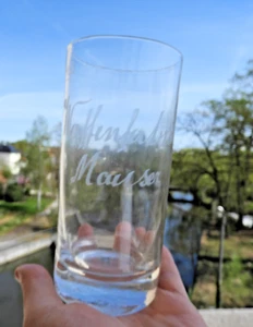 +ANTIK+ Bierglas / Waffenfabrik Mauser / Oberndorf / Werks Kantine um 1910 TOP! - Bild 1 von 10