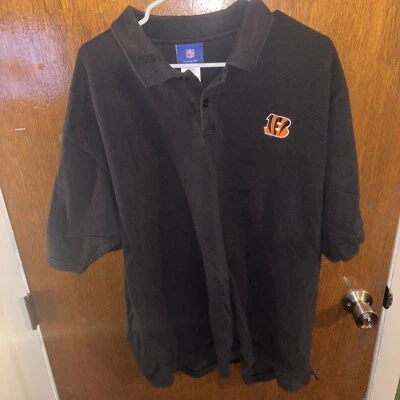 Cincinnati Bengals  polo shirt Vintage Reebok mens size 2XL NFL - Image 1 of 4