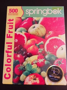 Springbok 500 piece jigsaw puzzle colorful fruit NEW SEALED - Picture 1 of 14