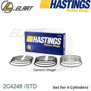 PISTON RING KIT FOR OPEL 13N/NB/S/SB/CN C13N 1.3L 4cyl KADETT D VAUXHALL 4cyl - Picture 1 of 6