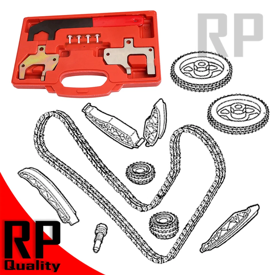 Kit de cadena de distribución herramienta de árbol de levas para Chrysler Crossfire Base Coupe 3,2 L 5099336AA Foto 1 de 4