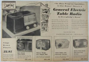Vintage 1951 GE General Electric Congo Radio Newspaper Print Ad - Picture 1 of 4