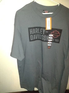 Harley Davidson Augusta Georgia doppelseitiges Motorrad-T-Shirt Größe 2x Nos  - Bild 1 von 3