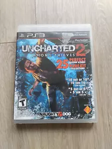 COMPLETE PlayStation 3 PS3 Uncharted 2 Among Thieves 2009 Video Game - Picture 1 of 3