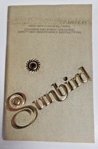 1979 Pontiac Sunbird owner's manual - Foto 1 di 1
