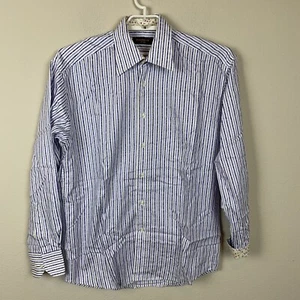 Egoiste Collection Button Down Flip Cuff Men's sz L 41/42 Shirt - Picture 1 of 9