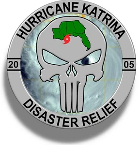 Hurricane Katrina Disaster Relief 2005 Vinyl Sticker Decal, Car Truck windows  - Imagen 1 de 2