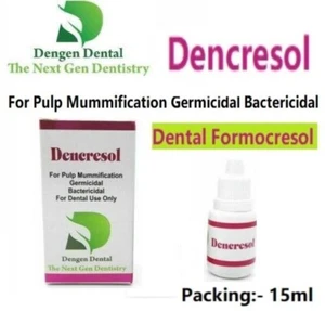 Dengen Dencresol Dental Formocresol 15ml For Dental Use (Free & Fast Shipping) .