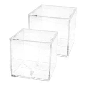 2 Stück Acryl Vitrine durchsichtig Softball Etui Baseball Halter Kinder Hüllen - Bild 1 von 12