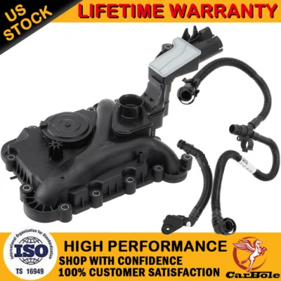 Separador de aceite PCV válvula ventilación moldura y tubo de manguera para Audi Q7 A8 Q5 S4 A6 A7 3.0TFIS Foto 1 de 4