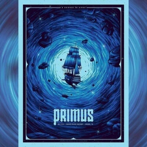 Primus Poster 11.09.2021 Irving TX signiert & nummeriert #/50 Artist Edition !!! - Bild 1 von 1