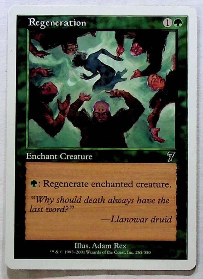 Regeneration - 7th Series - 2001 - Magic The Gathering - Image 1 of 1