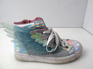 Twinkle Toes by Skechers Gr. 3 Mädchen Einhorn Flügel silber beleuchtete Schuhe JJ - Bild 1 von 10