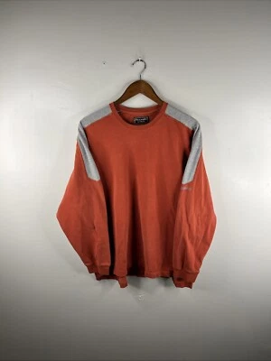 Vintage Abercrombie Fitch Shirt Adult Large Orange Heavyweight Sweatshirt Y2K A6 - Image 1 of 4