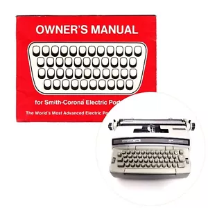 Smith Corona Coronet Super 12 Schreibmaschine Bedienungsanleitung Repro Vintage SCM - Bild 1 von 2