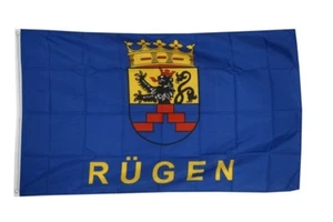 Fahne Deutschland Stadt Rügen Flagge Rügener Hissflagge 90x150cm - Picture 1 of 1