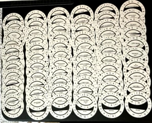 Players for 1966 Cadaco All-Star Baseball Game 61 Pre-Cut Center-Cut Discs - Picture 1 of 3