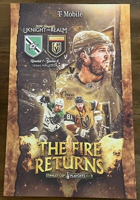 Плакат Vegas Golden Knights vs Dallas Stars 5/3/24 1 игра 6 - Marchessault - Изображение 1 из 2