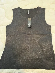 Berek Black Tank Top Petite Large - Picture 1 of 5