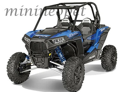 NEW RAY 57593 B POLARIS RZR XP 1000 DUNE BUGGY 4 WHEELS 1/18 BLUE - Image 1 of 2