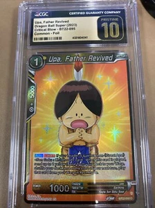 2023 Dragon Ball Super Upa Father Revived Foil Critical Blow CGC 10 Pristine - Picture 1 of 4