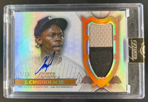 Jazz Chisholm Jr. 2024 Topps Dynasty Auto Patch #07/10 Yankees - Picture 1 of 2
