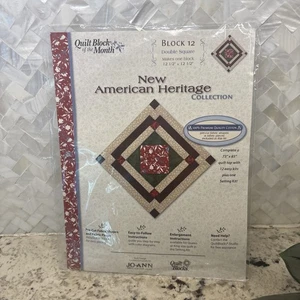 NEU American Heritage Collection Quilt Block #12 Block The Month Joann Kit 12 - Bild 1 von 10