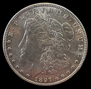 Dólar de plata Morgan 1897 P $1, 26/05/25, envío gratuito - Imagen 1 de 2