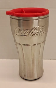 Coca-Cola Edelstahl 16 Unzen Becher Thermo Heiß Kalt Kaffee mit Deckel ROT - Bild 1 von 7