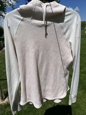 Columbia  Womens Waffle Knit Thermal Pullover Hoodie - Image 1 of 4