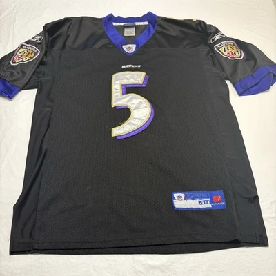 Joe Flacco Baltimore Ravens Reebok Football Jersey #5 Mens 48 - Image 1 of 4