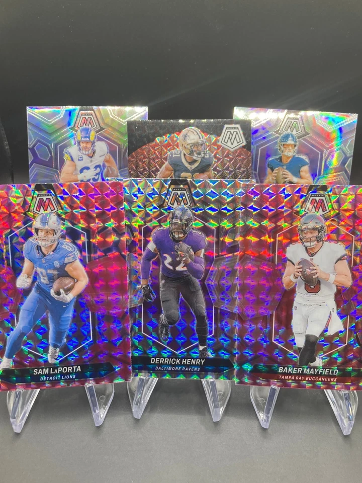 2024 Panini Mosaic Football Veterans- Pink Camo, Green, Silvers, Combine Ship!! - Image 1 of 1