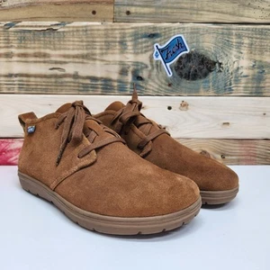 Lems Chukka Lions Mane Minimalist Ankle Boots Men's Sz 10.5 Brown Suede Leather - Picture 1 of 12