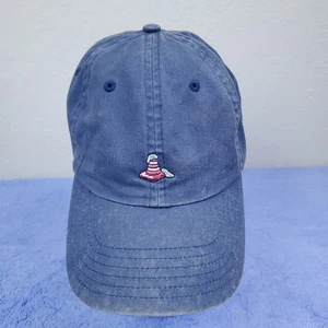Vintage Vineyard Vines Hut/Mütze Herren mit verschneiten Straßenkegel bestickt Lederriemen - Bild 1 von 19