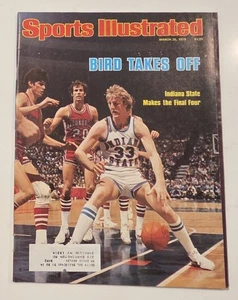 1979 Sports Illustrated March 26th Issue with Mailing Label Larry Bird - Picture 1 of 2