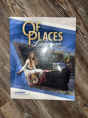Abeka OF PLACES LITERATURE 8th Grade English STUDENT TEXTBOOK Fifth Edition - Image 1 of 4