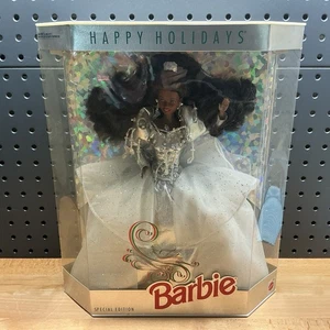1992 Happy Holidays Barbie Puppe - Special Edition African American # 2396 - Neu - Bild 1 von 12