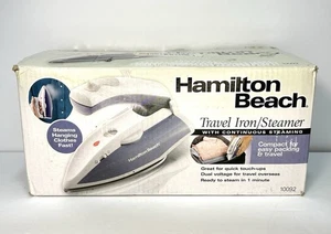 New Travel Iron With Steamer Hamilton Beach NEW IN BOX 10092 Free Shipping - Picture 1 of 4