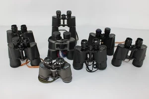 F x8 Vintage Binoculars Inc Ajax, Boots, Miranda Centon Some Cased - Picture 1 of 7