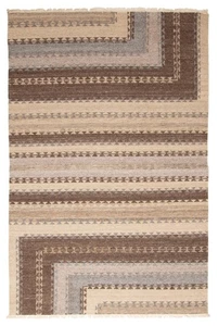 Vintage Hand Woven Traditional Kilim Rug 5'2" x 8'0" Oriental Wool Carpet - Picture 1 of 9