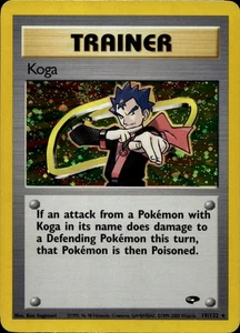 Koga Swirl 19/132 Holo Rare Gym Challenge WOTC Pokemon - Bild 1 von 2