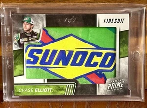 2018 Panini Prime NASCAR Racing Chase Elliott 1/1 Jumbo Patch - Picture 1 of 1