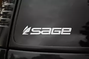 Fishing Sticker Vinyl Die Cut Decal Sage Boat Truck Window Fish Rod Reel NRA V57 - Picture 1 of 1
