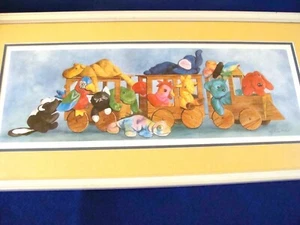 HOJAS PATTY BAILEY IMPRESIÓN ENMARCADA "TODO A BORDO" FIRMADAS Y NUMERADAS-GUARDERÍA-UNISEX - Imagen 1 de 10