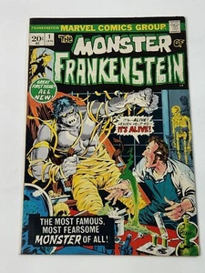 Frankenstein 1 Marvel Comics Mike Ploog Art Bronze Age 1973 - Picture 1 of 12