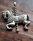 Retired James Avery LARGE Carousel Horse Pin Brooch SO PRETTY! Classy Piece!