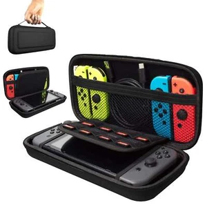 Nintendo Switch Carrying Storage Case, Protective Hard Case with handle, Holds 2 - Picture 1 of 8