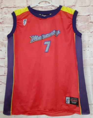 L Vintage MICHELE TIMMS #7 Phoenix Mercury Champion Basketball Jersey WNBA LARGE Cover